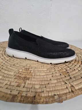 Cole Haan Zero Grand Black Slip On Sneaker Loafer